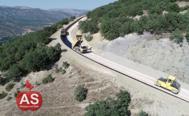 Amasya'da Asfaltlama Çalışmaları