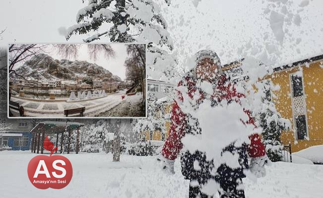 Amasya ve Köylerinde Okullar Tatil Edildi