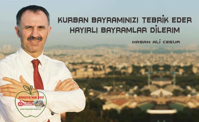 Hasan Ali Cesur'dan Kurban Bayramı Mesajı