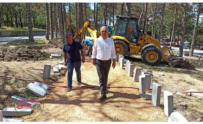 Suluova Millet Bahçesi Yapımı Devam Ediyor