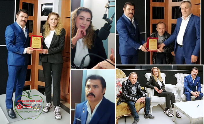 ADERKON'dan Radyo Programında Çifte Plaket