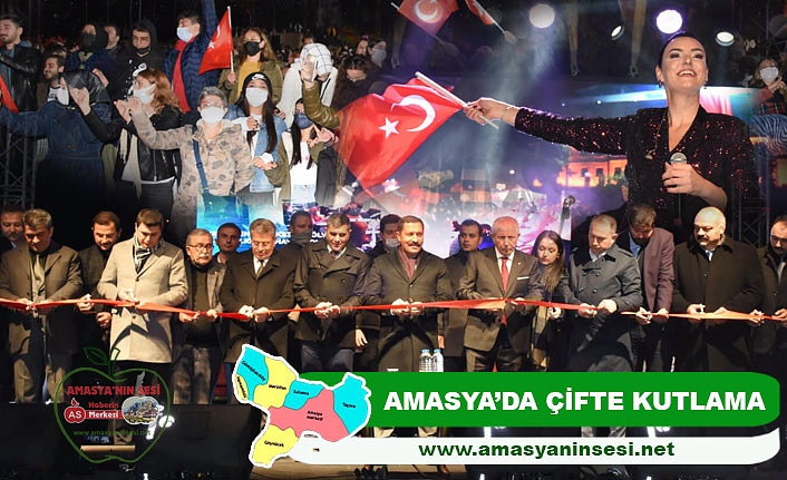 AMASYA’DA CUMHURİYET’İN İLANI ÇİFTE BAYRAM İLE KUTLANDI