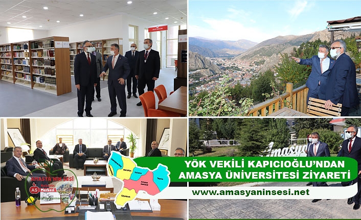 YÖK Başkan Vekili Prof. Dr. M. İ. Safa Kapıcıoğlu Amasya Üniversitesini ziyaret etti