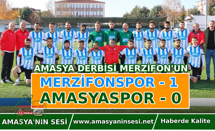 Amasya Derbisini Merzifonspor Kazandı