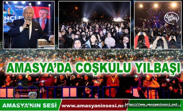 AMASYALILAR 2022 YILINA KONSERLE MERHABA DEDİ