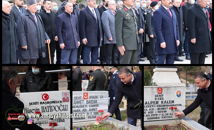 Amasya Bürokrasisi Çanakkale Törenleri'nde Biraraya Geldi