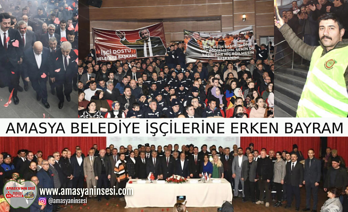 Amasya Belediyesi İşçilerine Bayram Ettirdi