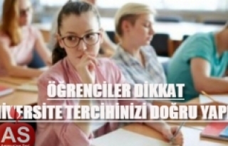 Gençler Üniversite Tercihlerinize Dikkat !