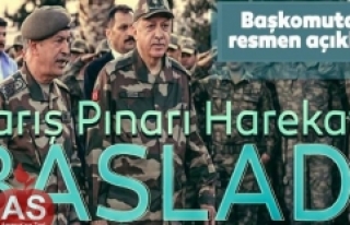 BARIŞ PINAR HAREKATI BAŞLADI