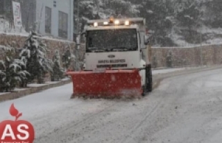 Beklenen Kar Amasya'ya Düşünce Belediye Tedbiri...