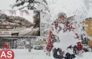 Amasya ve Köylerinde Okullar Tatil Edildi