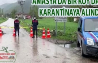 Amasya'da Bir Köy Daha Kovid 19 Nedeniyle Karantinaya...