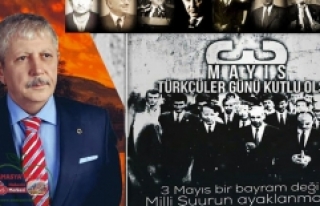 Mehmet SARI'dan  3 Mayıs Mesajı