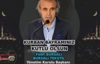 Fuat Bursalı'dan Kurban Bayramı Mesajı