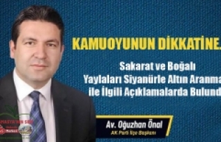 Siyanürlü Altın Olayına Başkan'dan Cevap