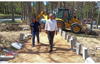 Suluova Millet Bahçesi Yapımı Devam Ediyor