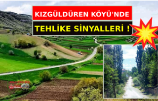 Taşova Kızgüldüren Köyü'nde Tehlikeli Yol....