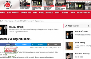 Müslüm Söyler'in Polis Haber Gazetesi'nde...