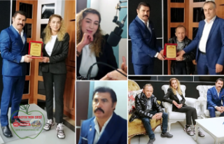 ADERKON'dan Radyo Programında Çifte Plaket