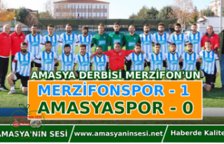 Amasya Derbisini Merzifonspor Kazandı