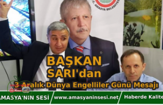 Sarı'dan 3 Aralık Engelliler Günü Mesajı