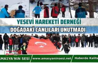 Yesevi Hareketi Derneği Doğadaki Canlıları Unutmadı