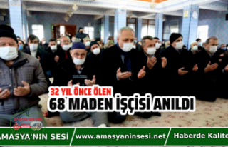 32 yıl önce ölen 68 maden işçisi anıldı