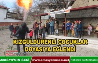 Kızgüldürenli Çocuklar  Doyasıya Eğlendi