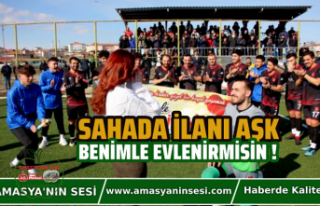 Sahada İlanı Aşk