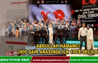 Amasyalı Şair 3000 Şair Arasında İlk 100'e...