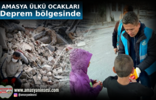 Amasya Ülkü Ocakları Deprem Bölgesi'nde