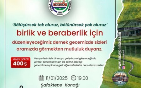 Erbaalılar'dan Birlik Yemeği