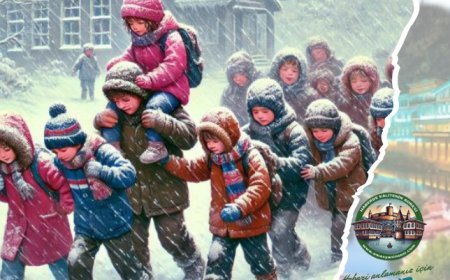 Amasya'da Kar Yolları Kapadı