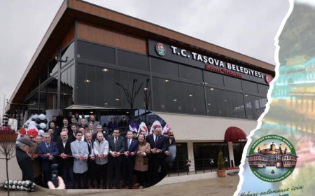 Taşova Park Kafe Törenle Açıldı