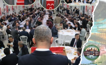 Taşova’da MHP İlçe Başkanlığı tarafından iftar programı düzenlendi.