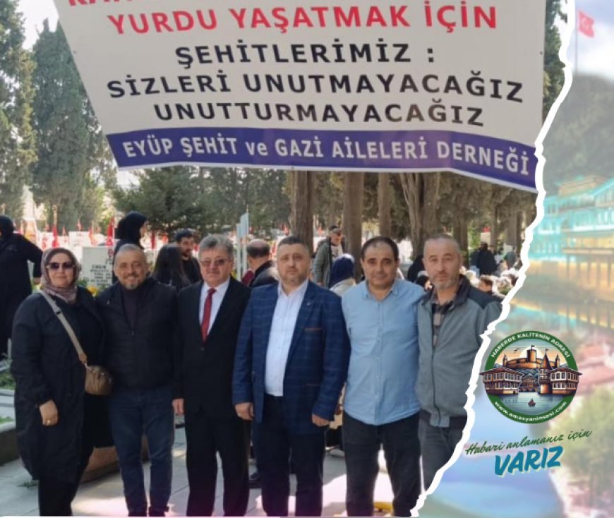 Eyüp Şehit Aileleri Derneği Edirnekapı Şehitliği'nde