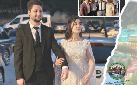 Mercimek Köyünden Oğuzhan ve Betül Gürbüz Bir Ömür Boyu Mutluluğa Nişanlandı