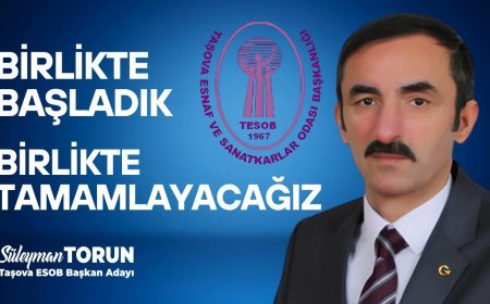 SÜLEYMAN TORUN’DAN TAŞOVA İÇİN YENİDEN YOLA ÇIKIŞ: “BİRLİKTE BAŞLADIK, BİRLİKTE TAMAMLAYACAĞIZ”