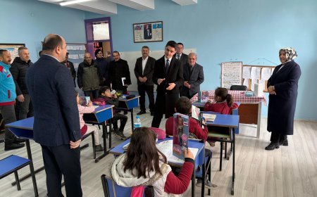 Kaymakam Kartal’dan Köy Okuluna Anlamlı Ziyaret: Öğrencilerle Gönül Köprüsü Kurdu