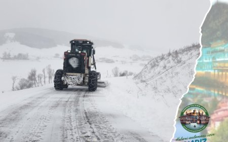 AMASYA’DA KAR ALARMI: 28 KÖY YOLU ULAŞIMA KAPANDI!