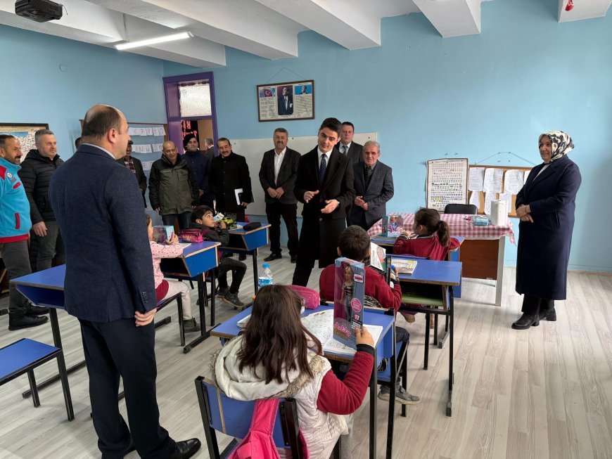 Kaymakam Kartal’dan Köy Okuluna Anlamlı Ziyaret: Öğrencilerle Gönül Köprüsü Kurdu