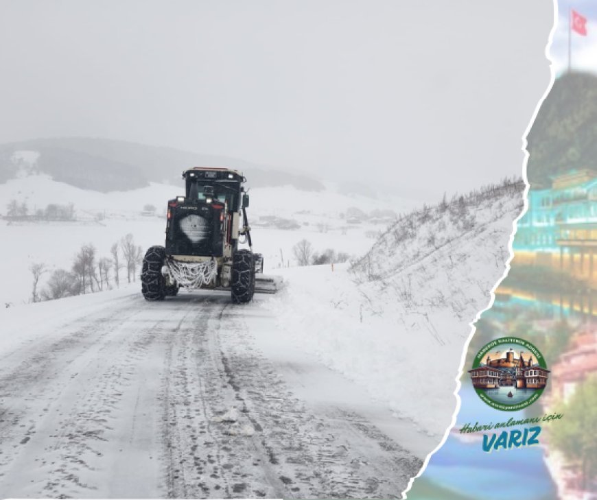 AMASYA’DA KAR ALARMI: 28 KÖY YOLU ULAŞIMA KAPANDI!