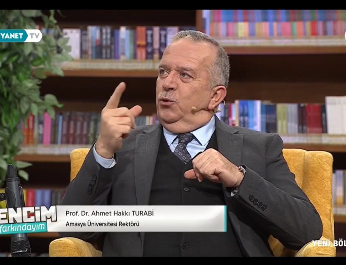 Rektör Turabi, Diyanet TV’de Gençlerle Buluştu