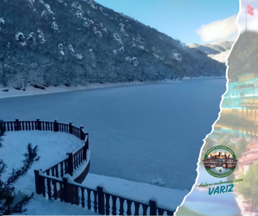 Boraboy Gölü Dondu, Kartpostallık Görüntüler Oluştu