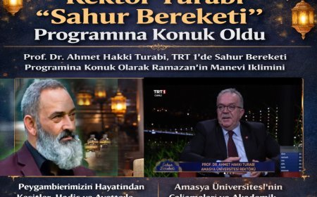 Ramazan’ın Bereketi Ekranlara Taşındı: Prof. Dr. Ahmet Hakkı Turabi Sahur Bereketi’nde Gönüllere Dokundu